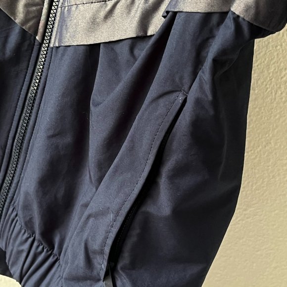 NIKE Womens Two Tone Blue Sports Windrunner Jacket with Hood Size XL - Picture 6 of 12